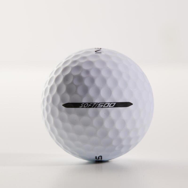 Golflabda Soft 500 Matte, 12 db, fehér 