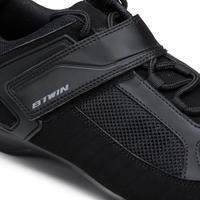 RC100 Lace-Up Cycling Shoes - Black