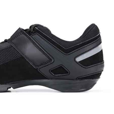 RC100 Lace Up Cycling Shoes - Black