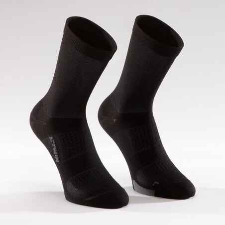 900 Road Sport Cycling Socks - Black/Grey