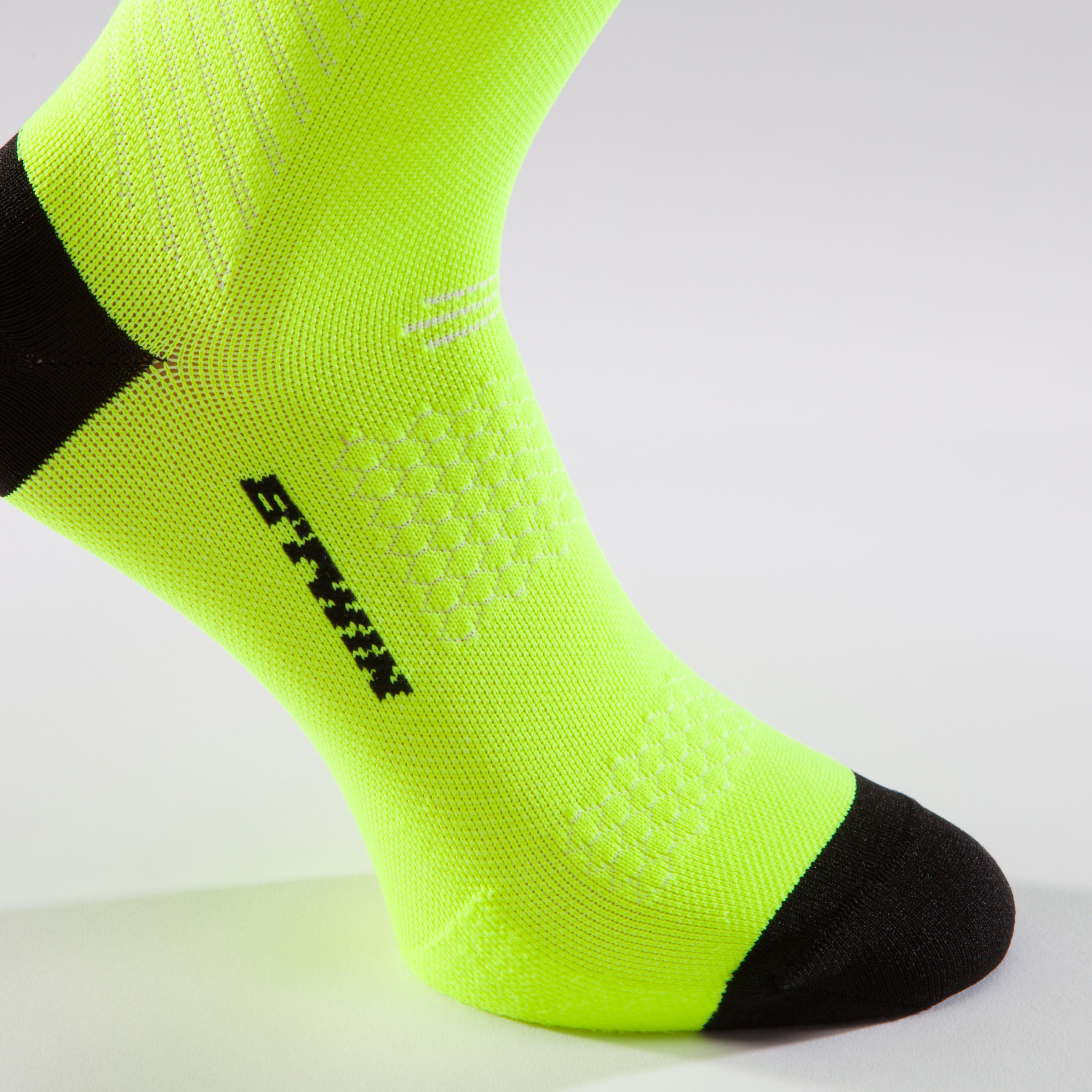 900 Road Cycling Socks - Neon Yellow/Black 6/7