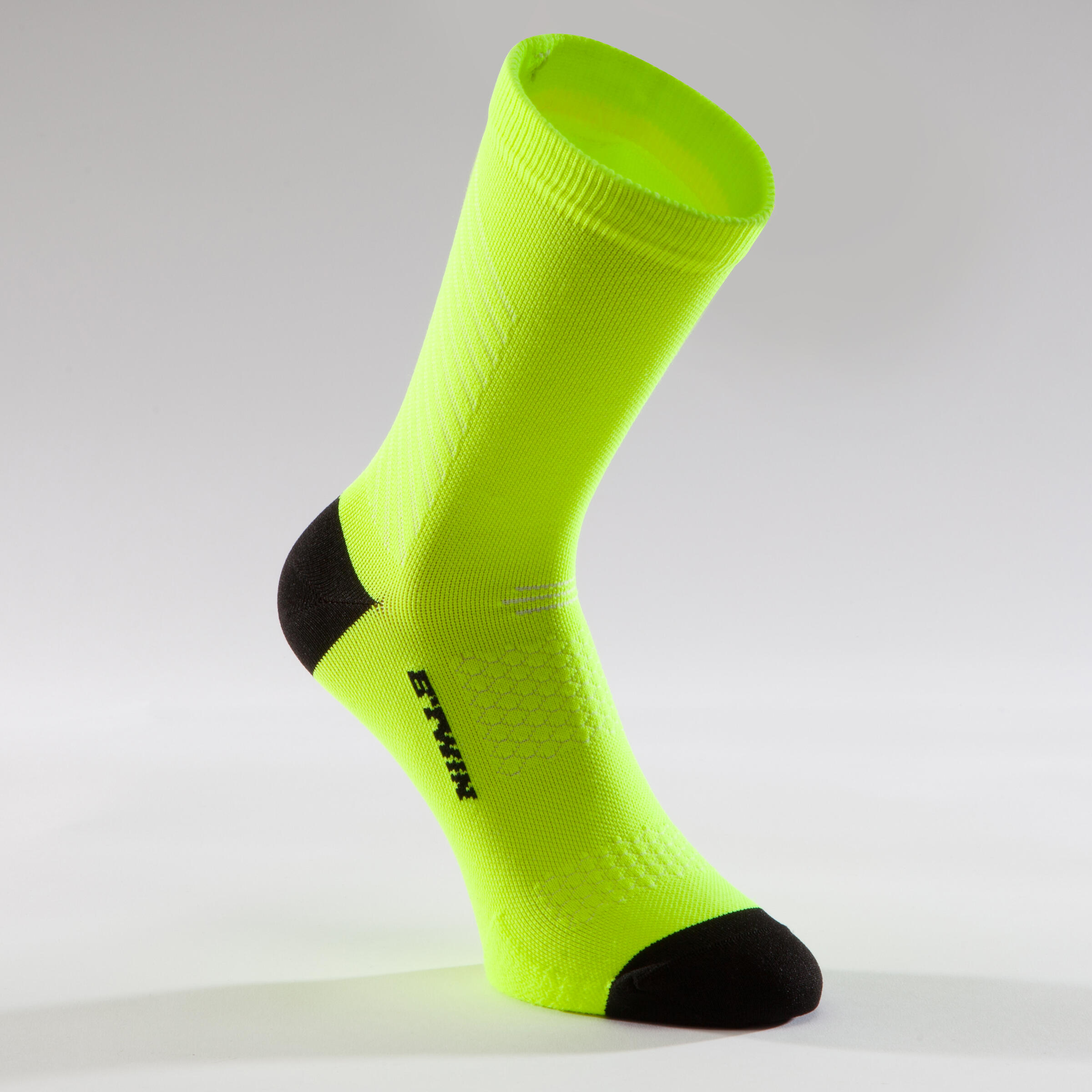 900 Road Cycling Socks - Neon Yellow/Black 4/7