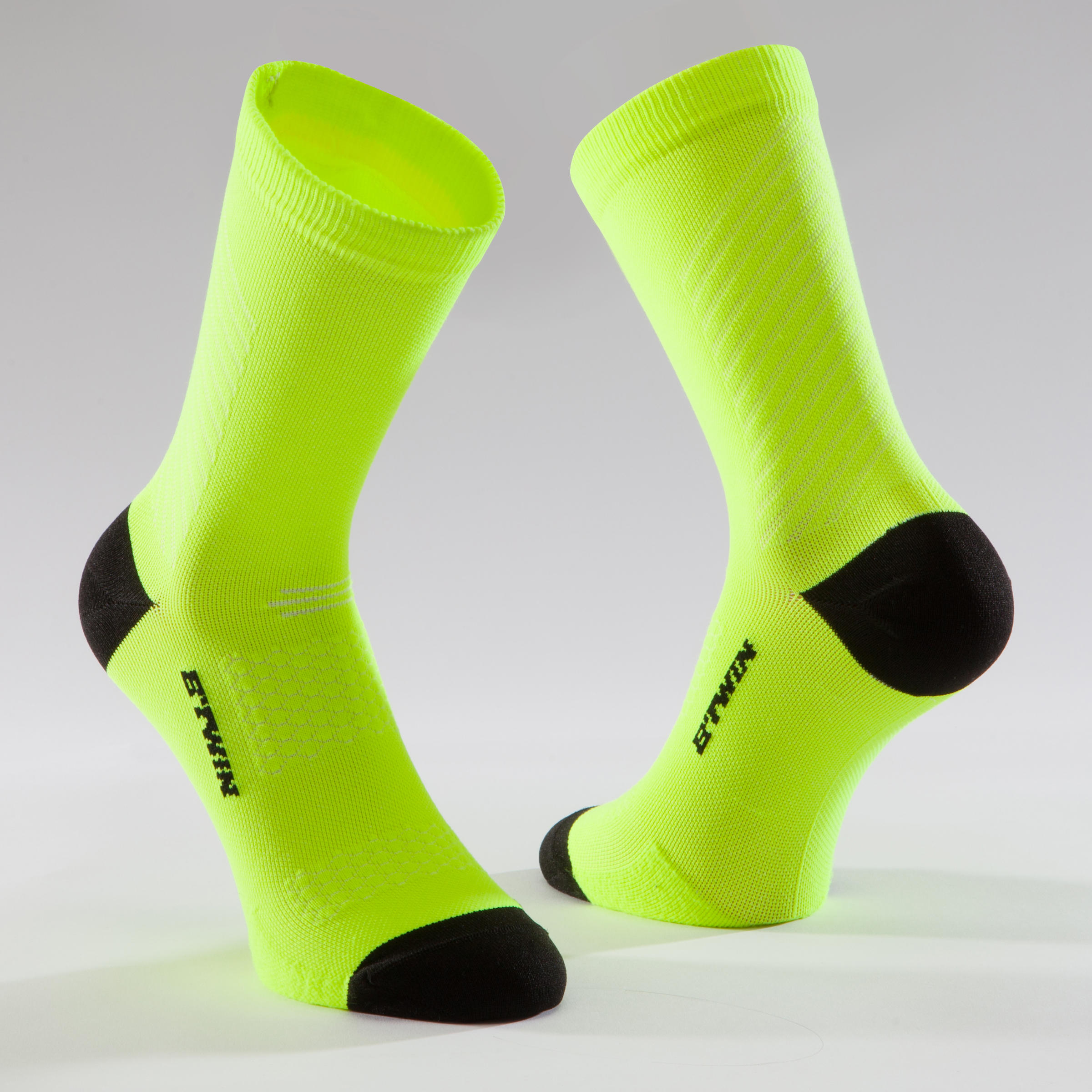900 Road Cycling Socks - Neon Yellow/Black 2/7