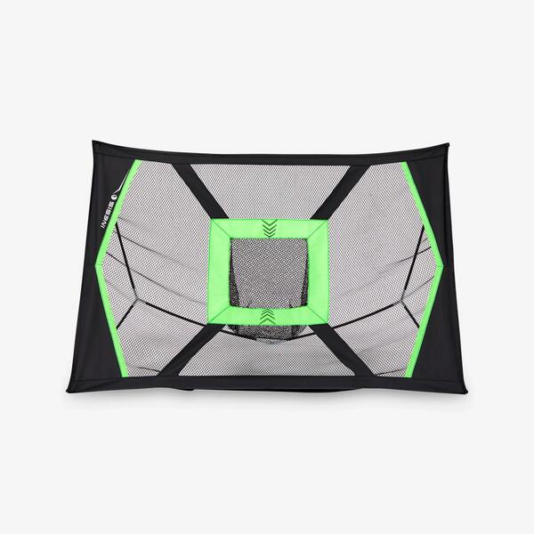 Small golf chipping net with target rings