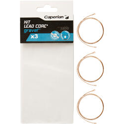 ACCESSOIRE PÊCHE DE LA CARPE KIT LEAD CORE SABLE