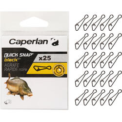 ÉMERILLON QUICK SNAP BLACK PÊCHE DE LA CARPE