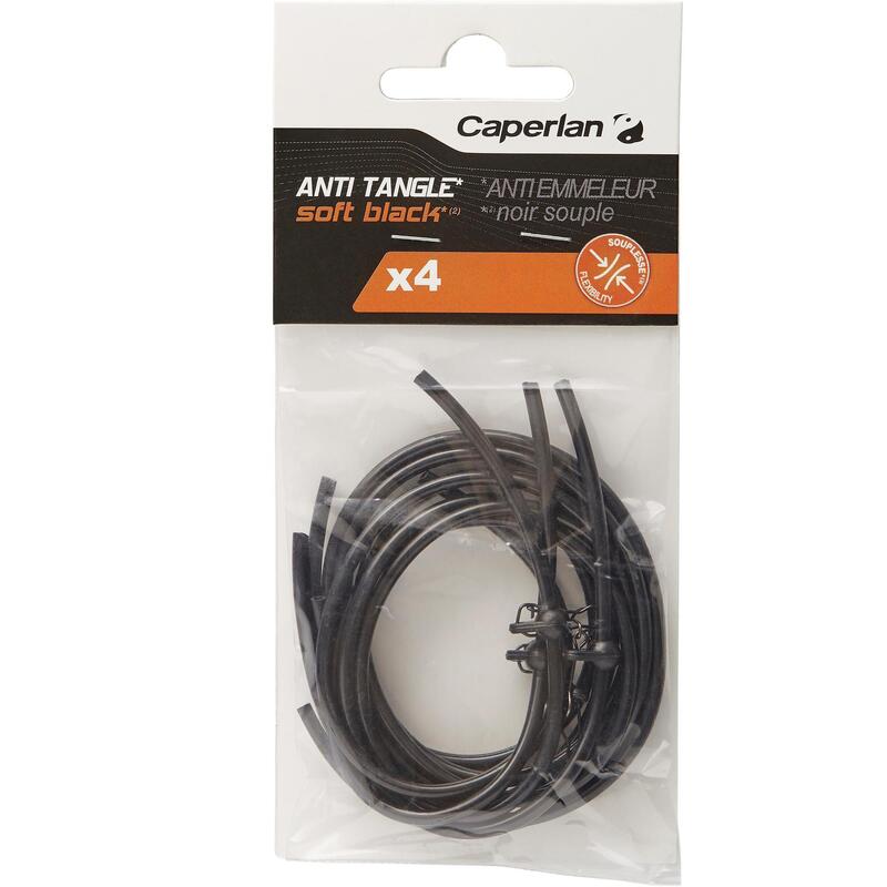 Accessoire voor karpervissen soepele anti-tangle zwart 40 cm