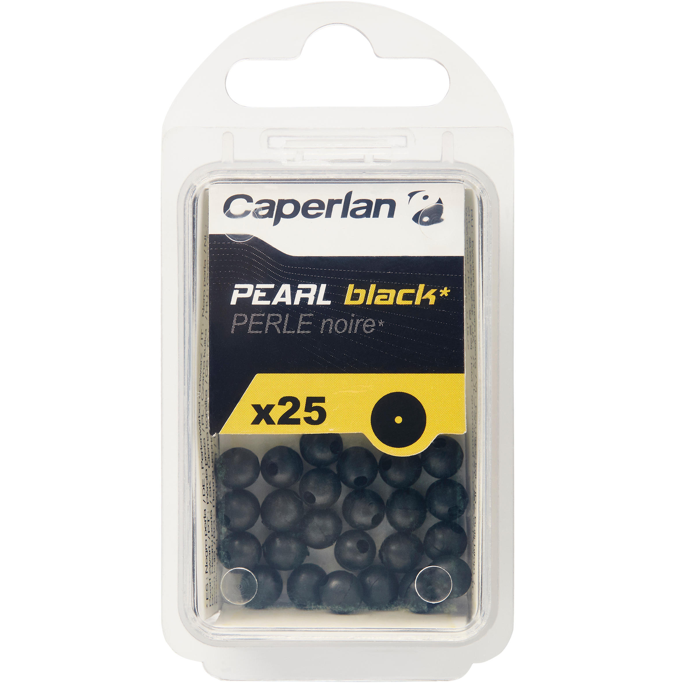 Carp Fishing Soft Bead 6 mm - Black - CAPERLAN