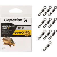 Vârtej cu Atașare Rapidă Pescuit la Crap Pescuit - ÉMERILLON QUICK SWIVEL SNAP S CAPERLAN - Accesorii monturi