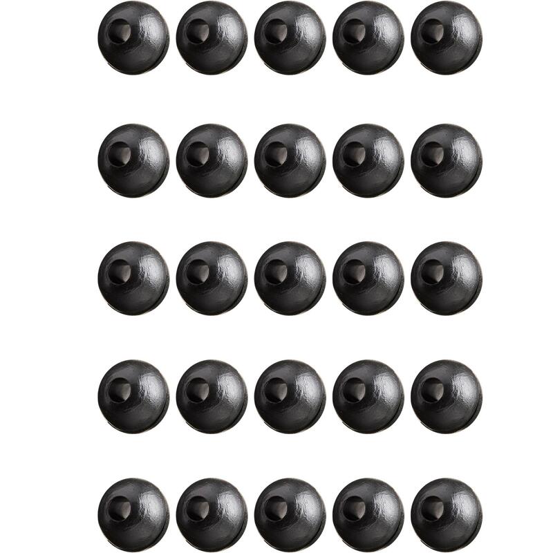 Perle 6 mm weich schwarz Karpfenangeln