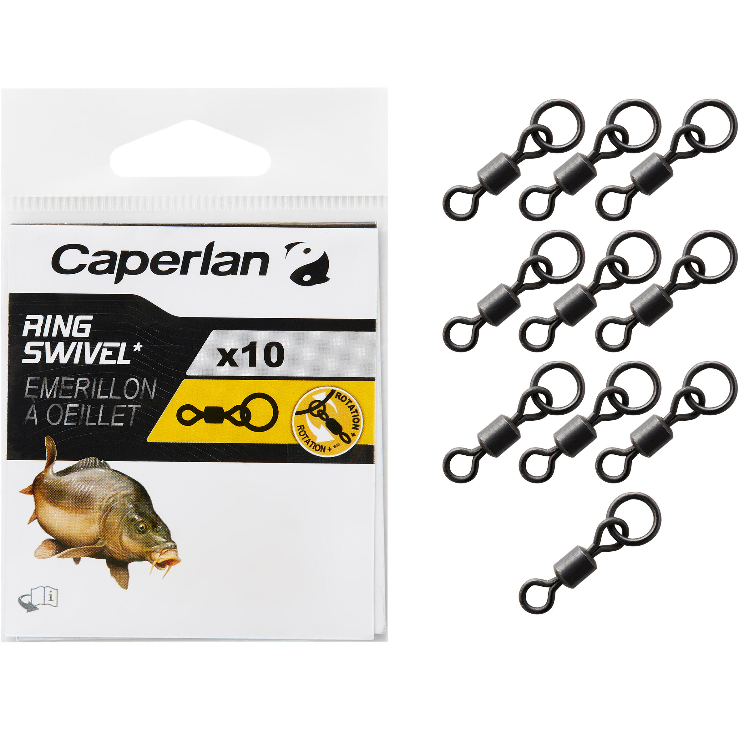 CAPERLAN Obrtlík na lov kaprov Ring Swivel UNI