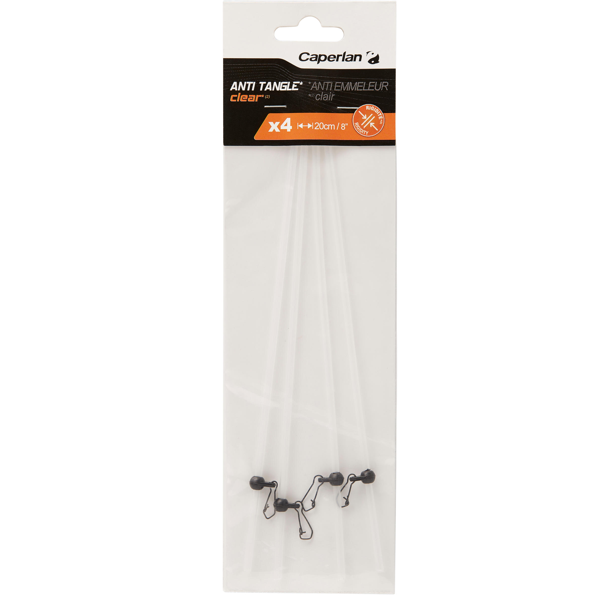 Accessoire pour pêche de la carpe anti-tangle clear 20 cm - CAPERLAN