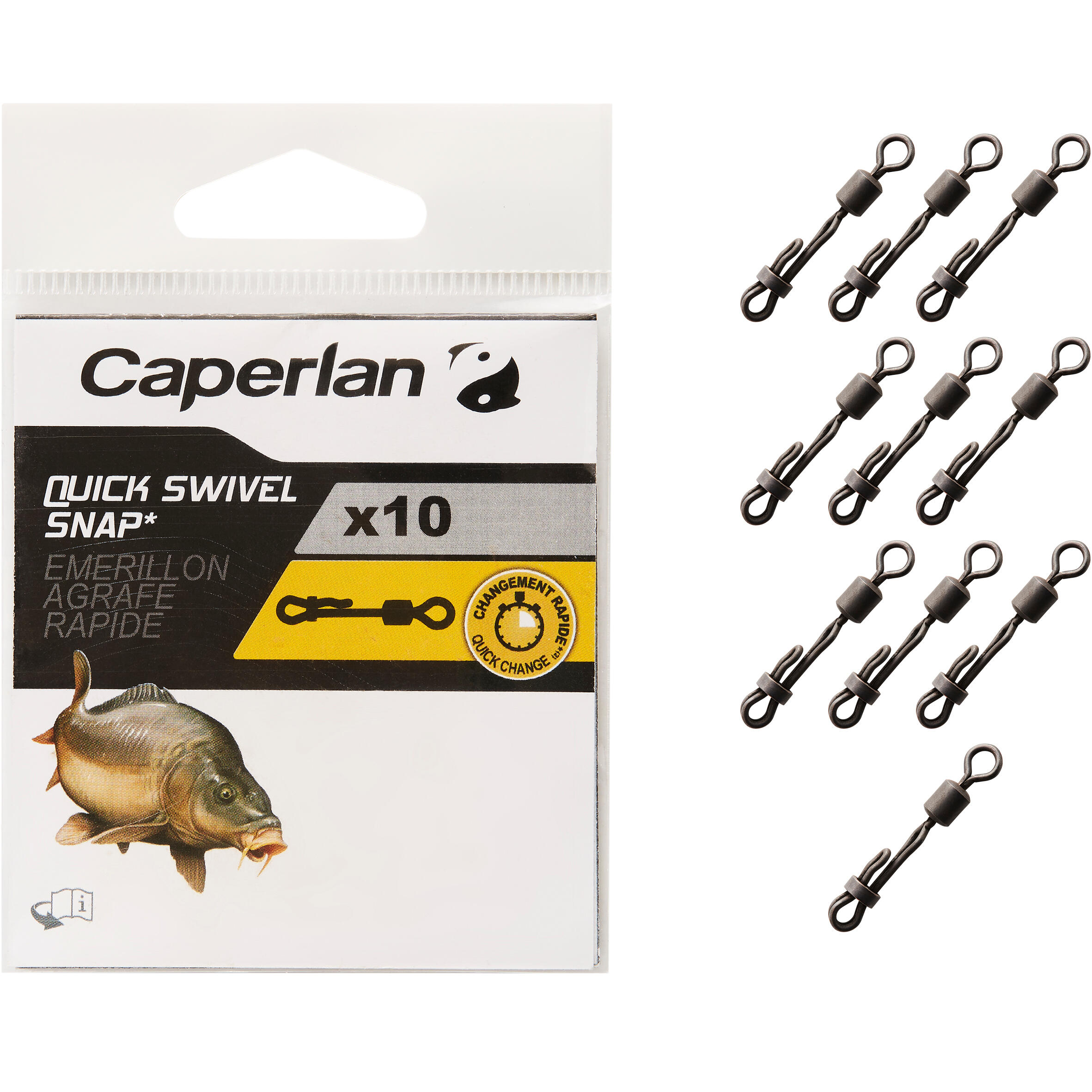 CARP FISHING SWIVEL QUICK SWIVEL SNAP