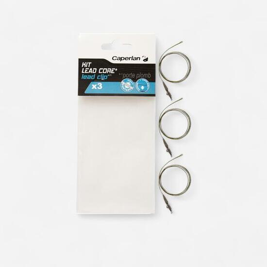 ACCESSOIRES PÊCHE DE LA CARPE KIT LEADCORE + LEAD CLIP