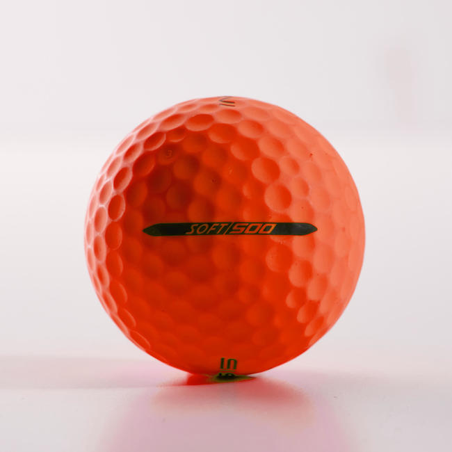 Soft 500 Matt Orange Golf Ball x12