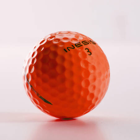 GOLF BALLS x12 - INESIS SOFT 500 ORANGE