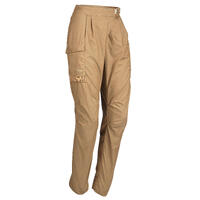 Women's Desert Trekking Trousers DESERT 900 Brown