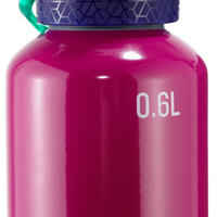 زجاجة  للتجول مصنوعة من الألومنيوم 900، مُزودة بغطاء مستقل وشفاطة 0.6 لتر، وردي.