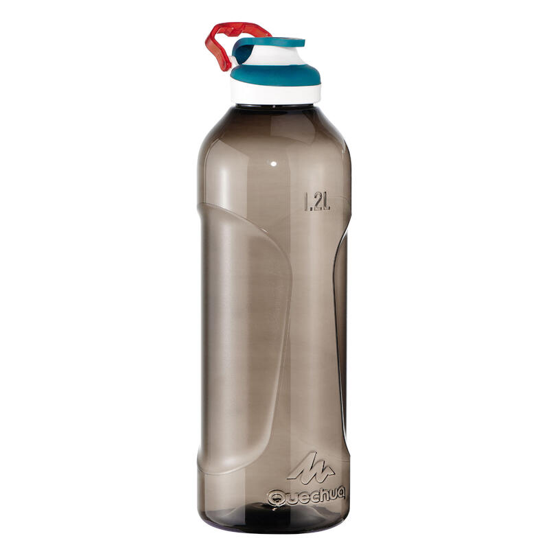 Gourde randonnée 500 bouchon ouverture rapide 1,2 litre plastique (Tritan) noir Gourde randonnée 500 bouchon ouverture rapide 1,2 litre plastique (Tritan) noir