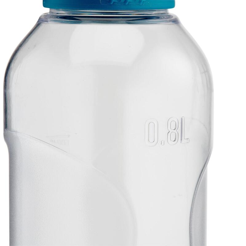 Gourde randonnée MH100 bouchon à vis 0,8 litre plastique (Ecozen®)