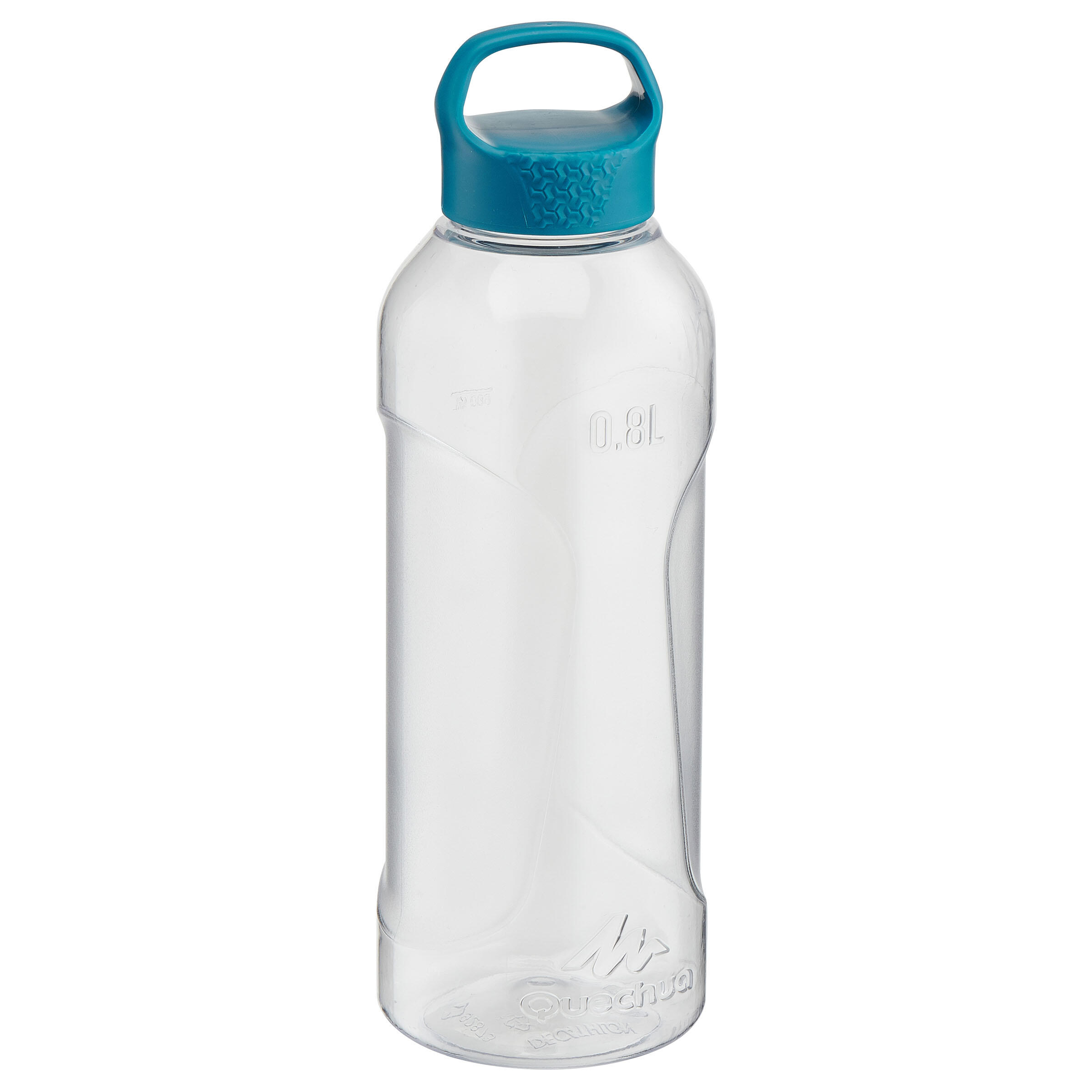 0.8 L Plastic Hiking Water Bottle - MH 100  - QUECHUA