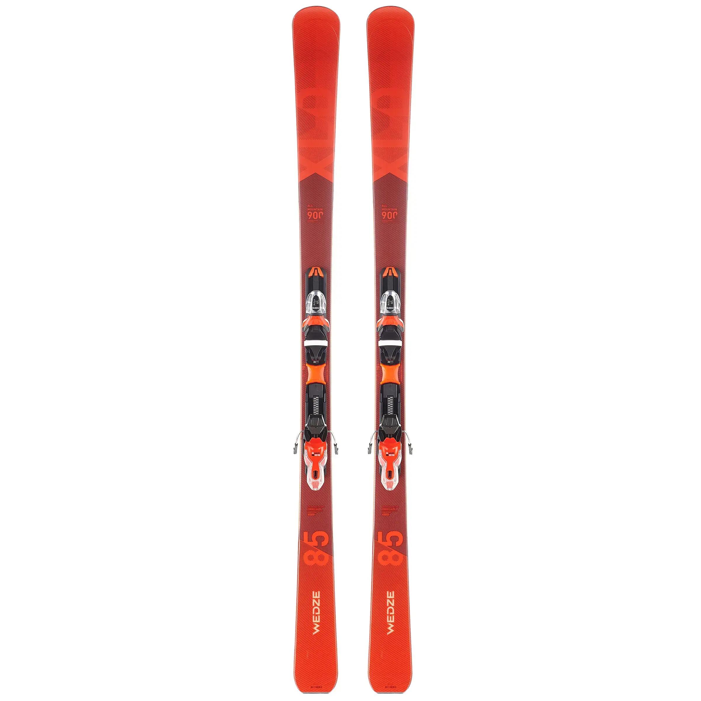 Men's All-Mountain Skis - Red 1/13