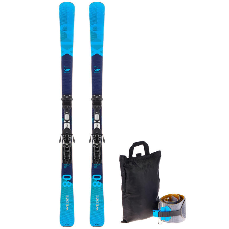 Esquís de Travesía Wedze XLD 500 RT + Fijaciones + Pieles