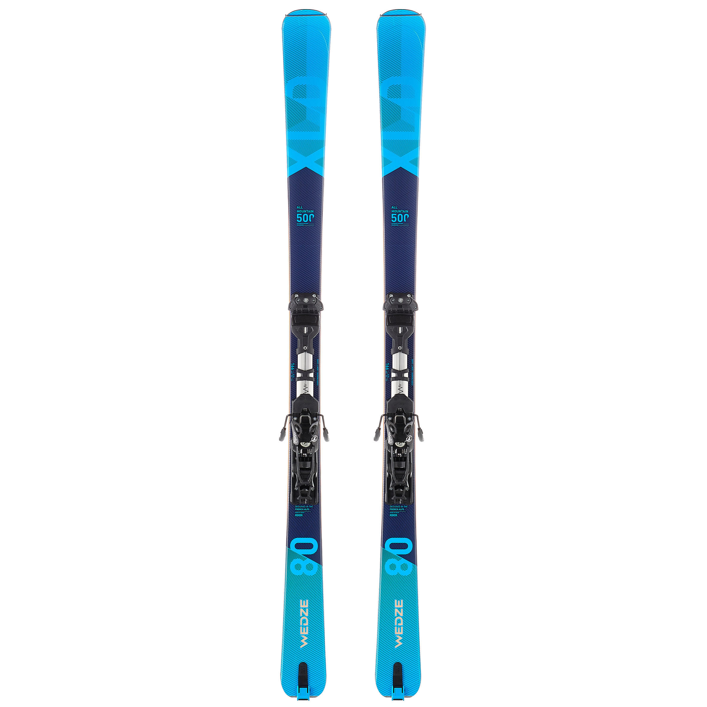 Touring Skis with Bindings and Skins - XLD 500 - WEDZE