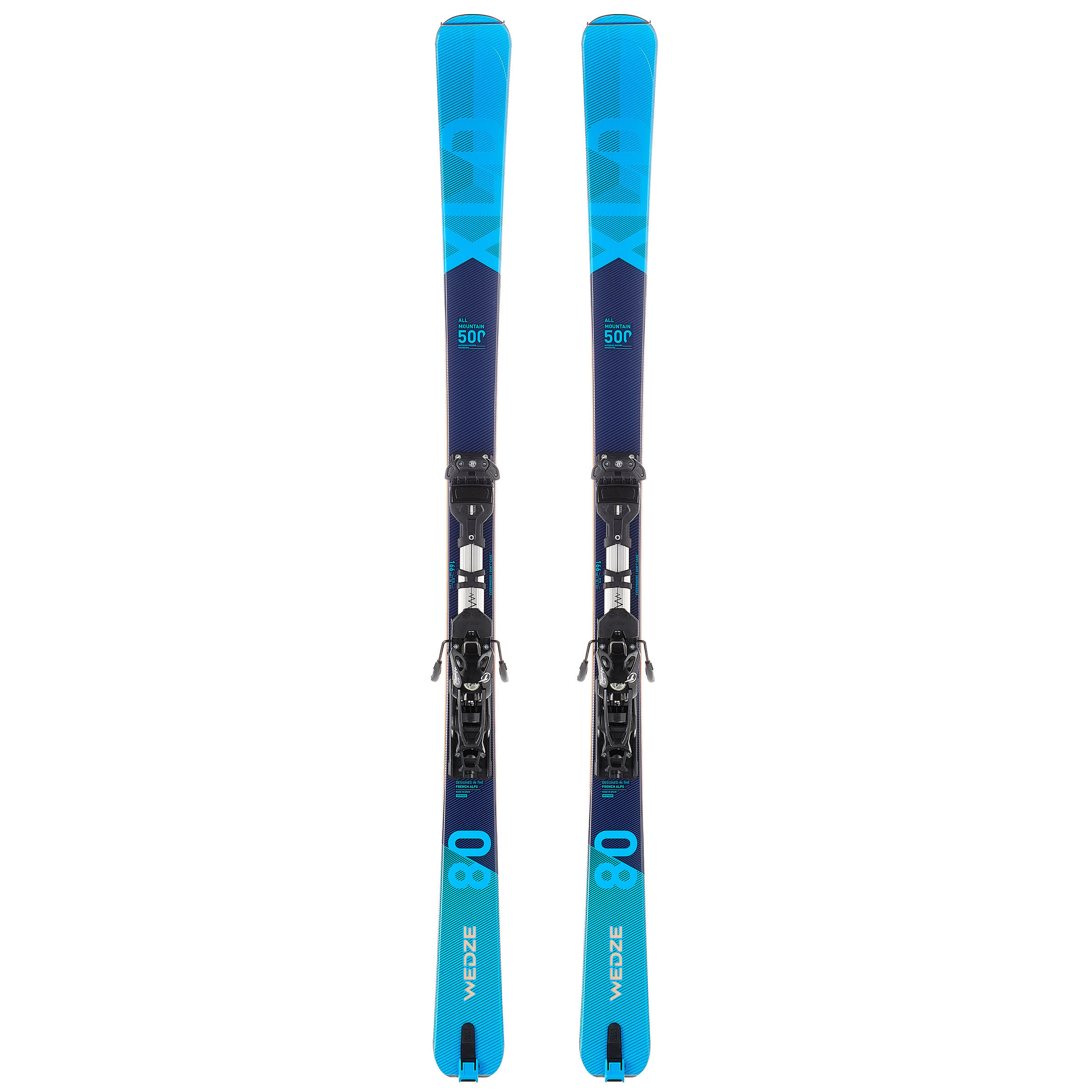Skis de randonnée avec fixations et peaux - XLD 500 - WEDZE