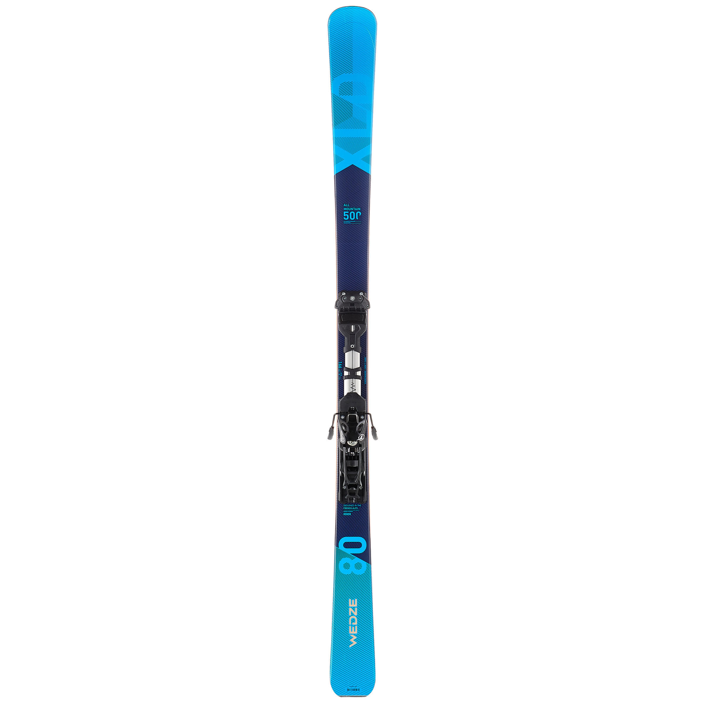 Skis de randonnée avec fixations et peaux - XLD 500 - WEDZE