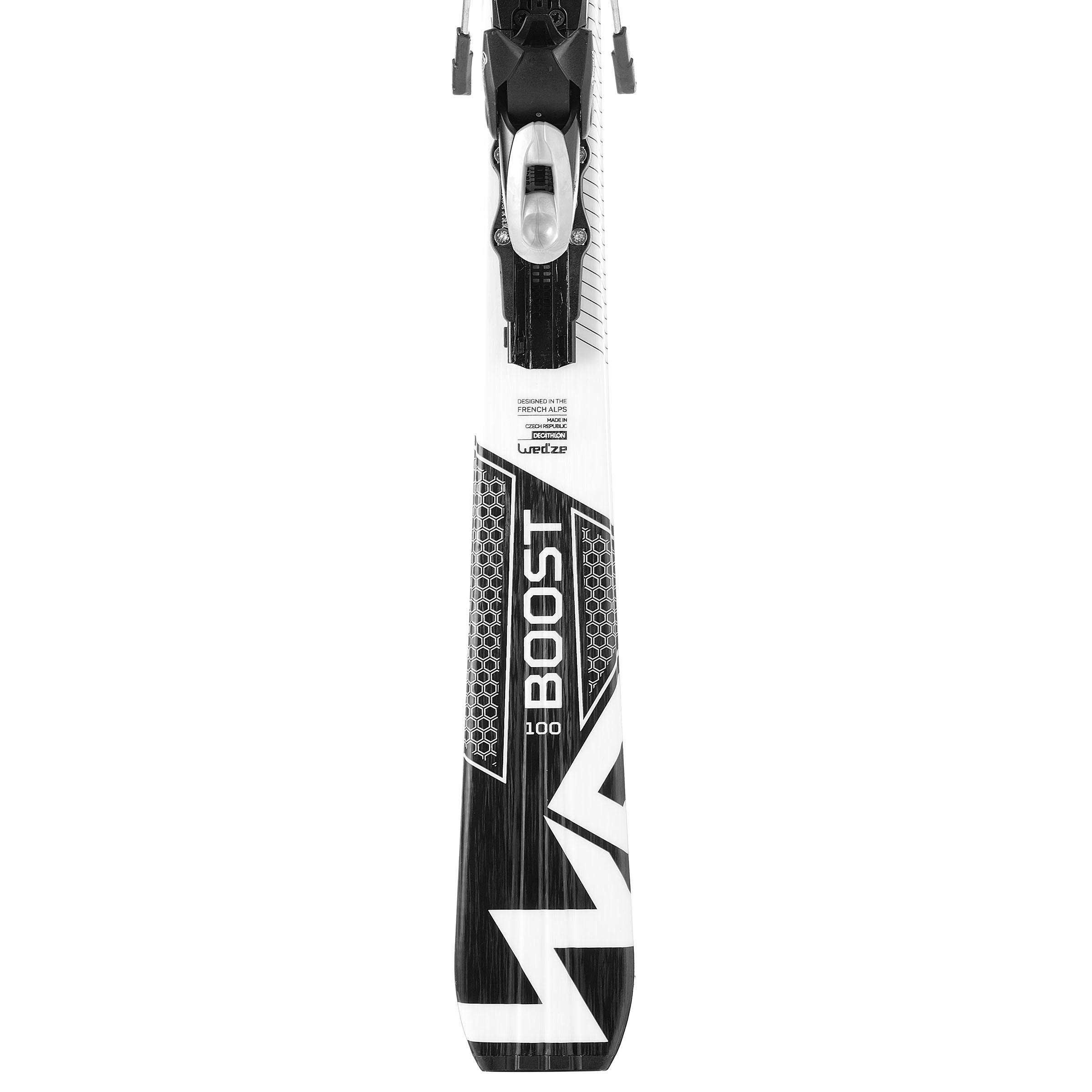 

Men'S On-Piste Skis with Boost 100 Bindings - White -  By WEDZE | Decathlon