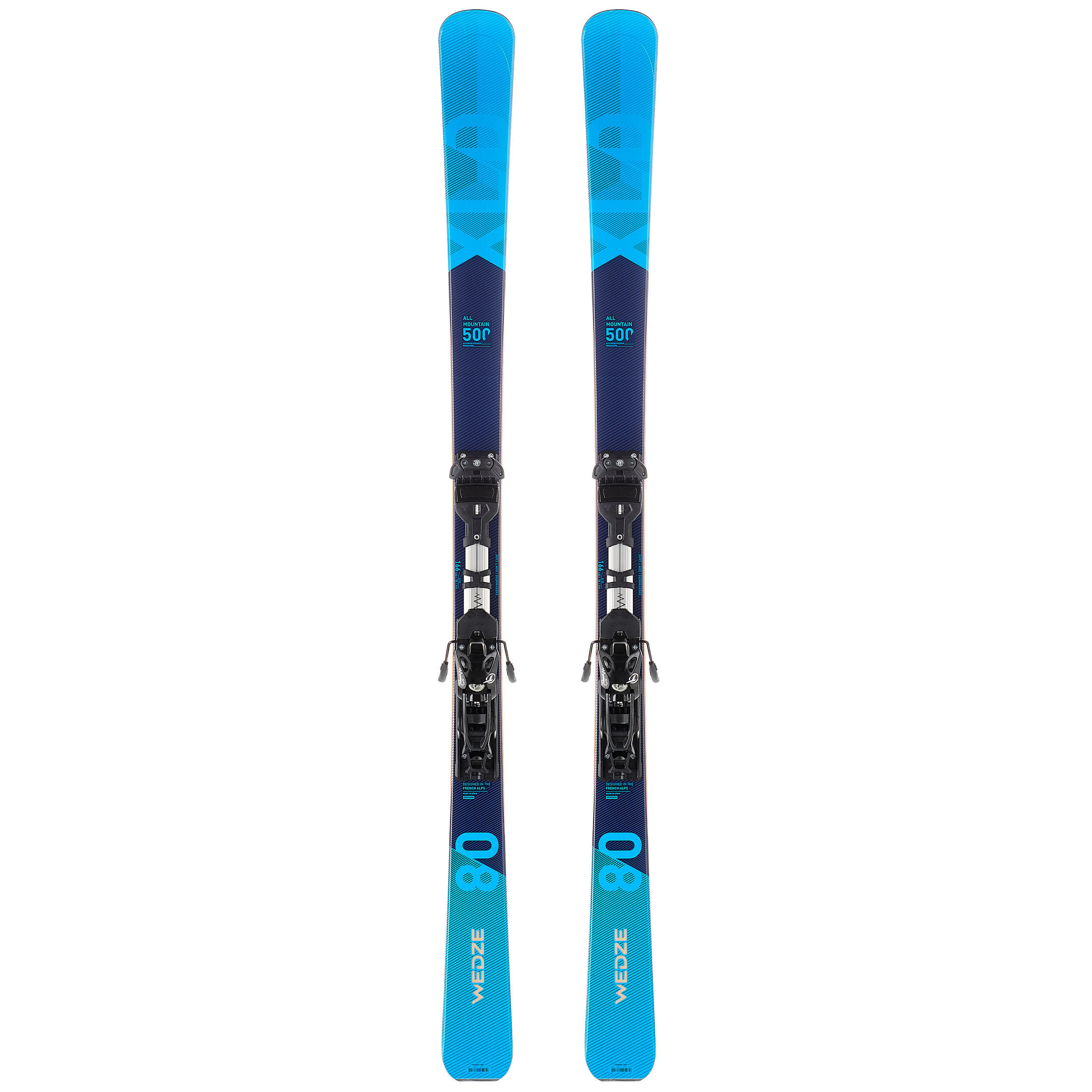 Skis de randonnée avec fixations et peaux - XLD 500 - WEDZE