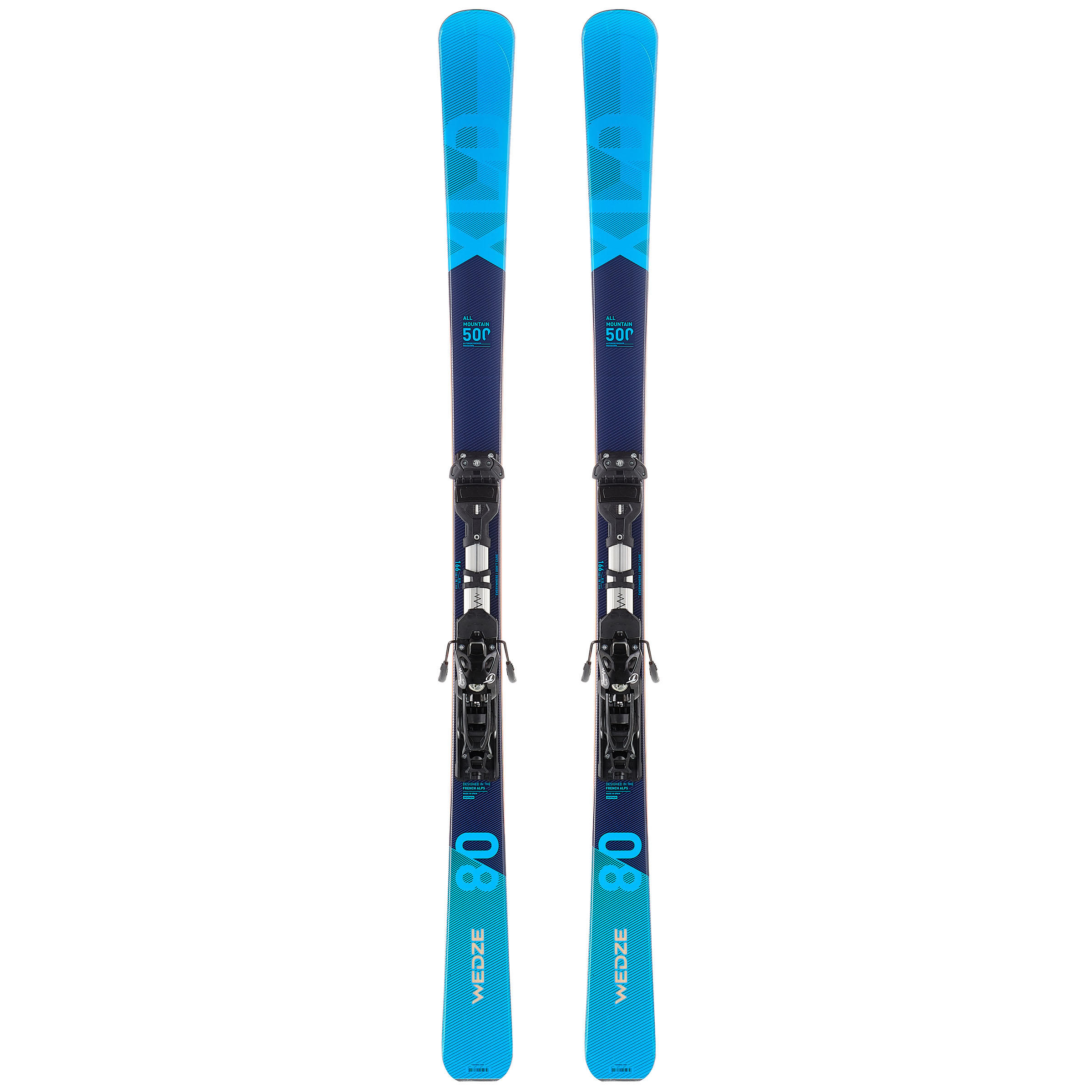 Skis de randonnée avec fixations et peaux - XLD 500 - WEDZE