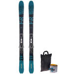 Wedze Skiset freeride en toerskiën FR 900 petroleumblauw/zwart + bindingen + vellen