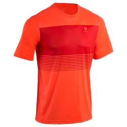 T-SHIRT TENNIS HOMME SOFT 100 ORANGE FLUO