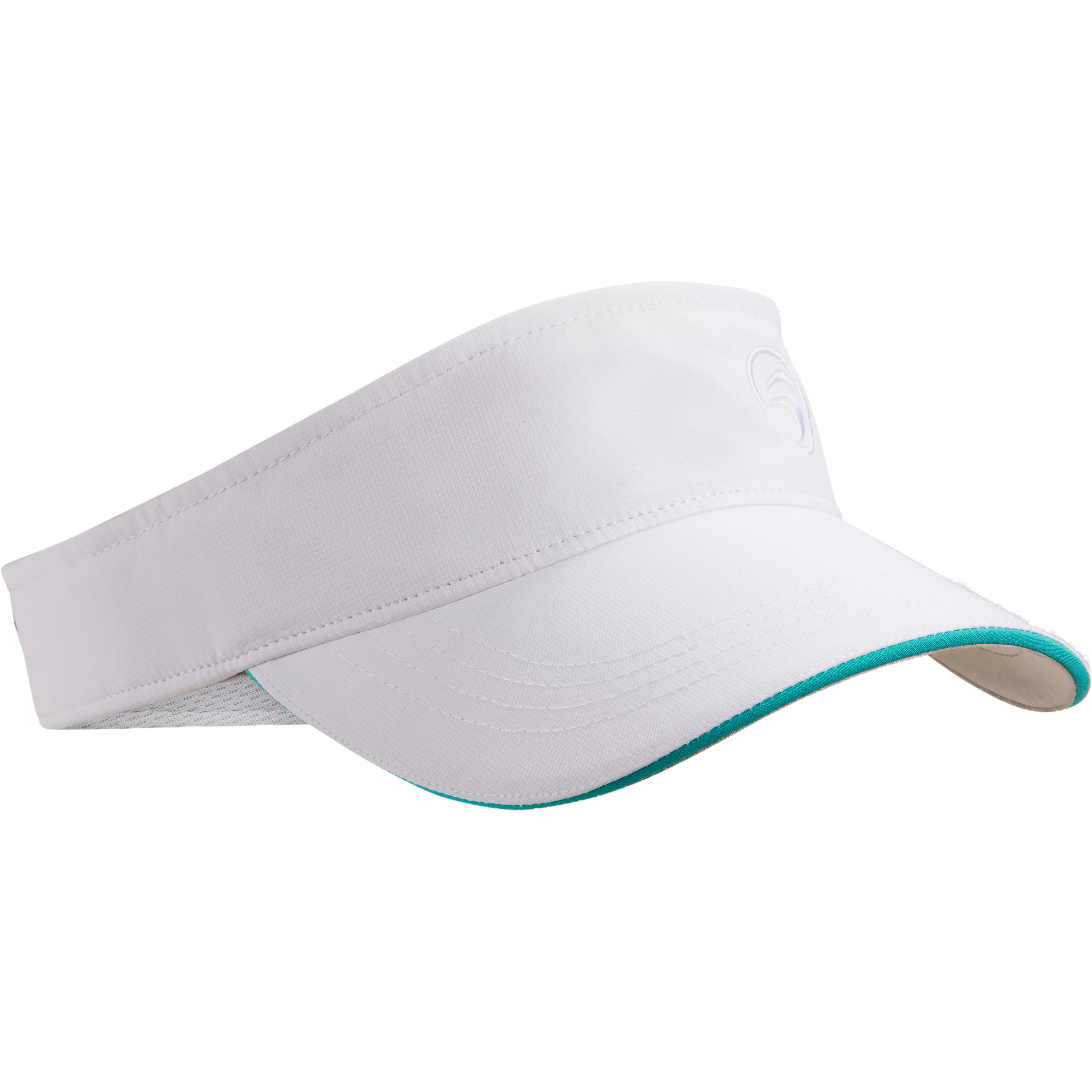 white golf visor