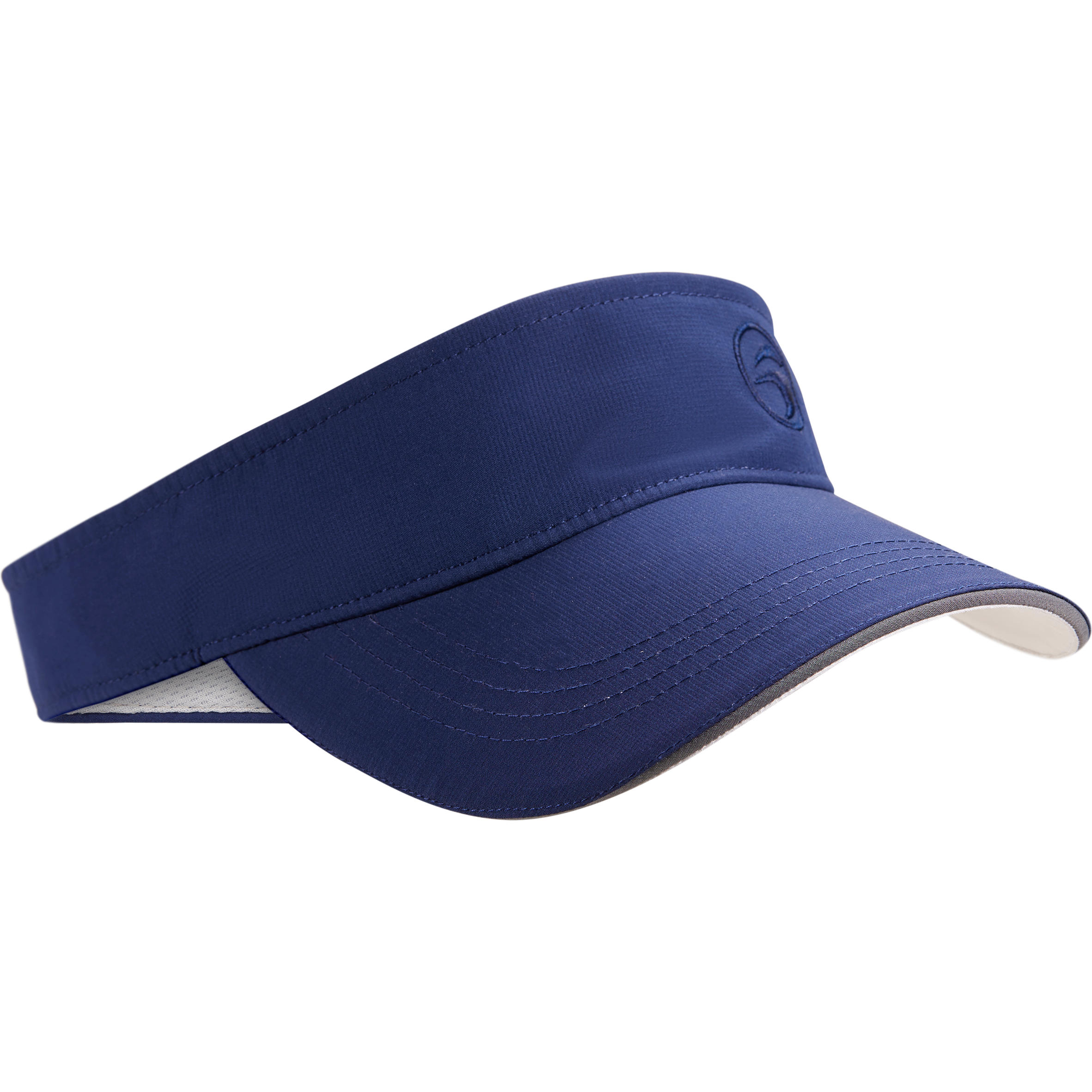 blue golf visor
