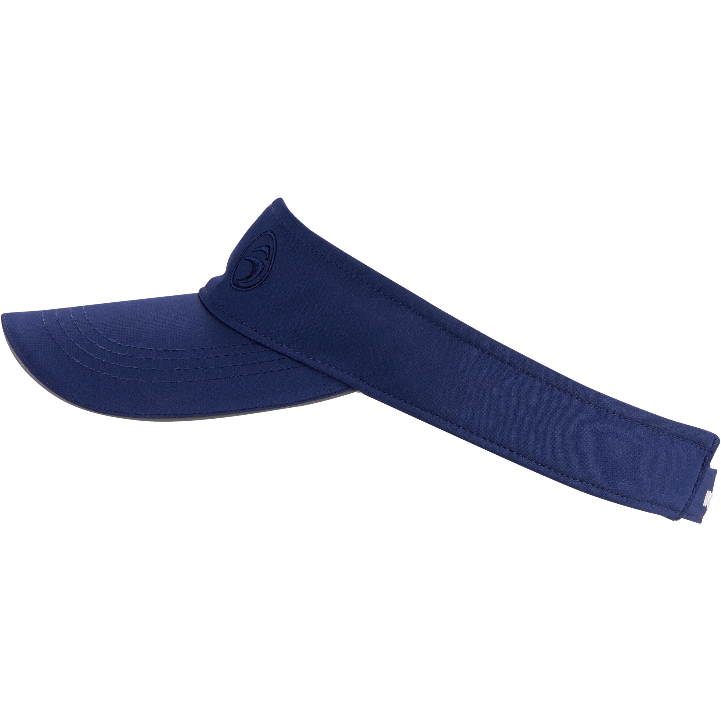 blue golf visor