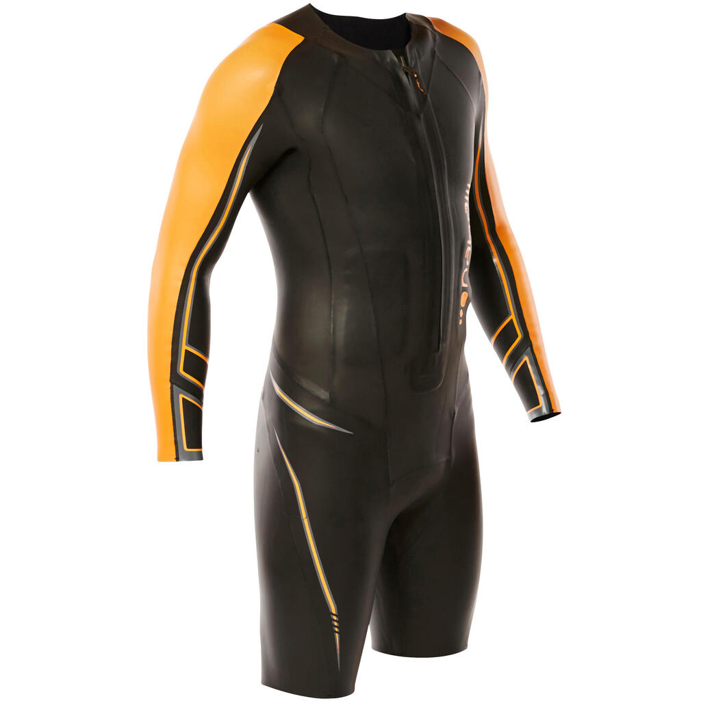 Men's Swimming Wetsuit 5/2 mm Neoprene Shorty Cold Water OWS 900