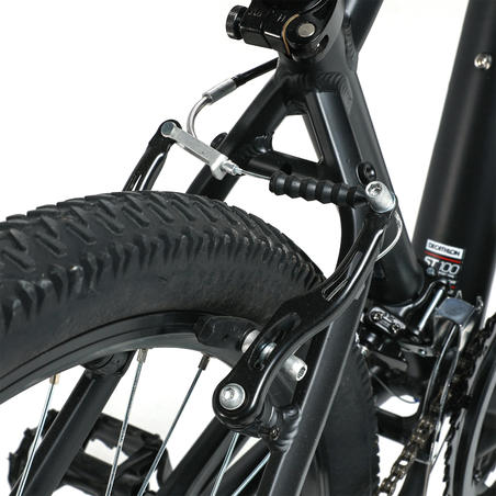 Bicicleta de montaña mtb st100 negra - Rockrider