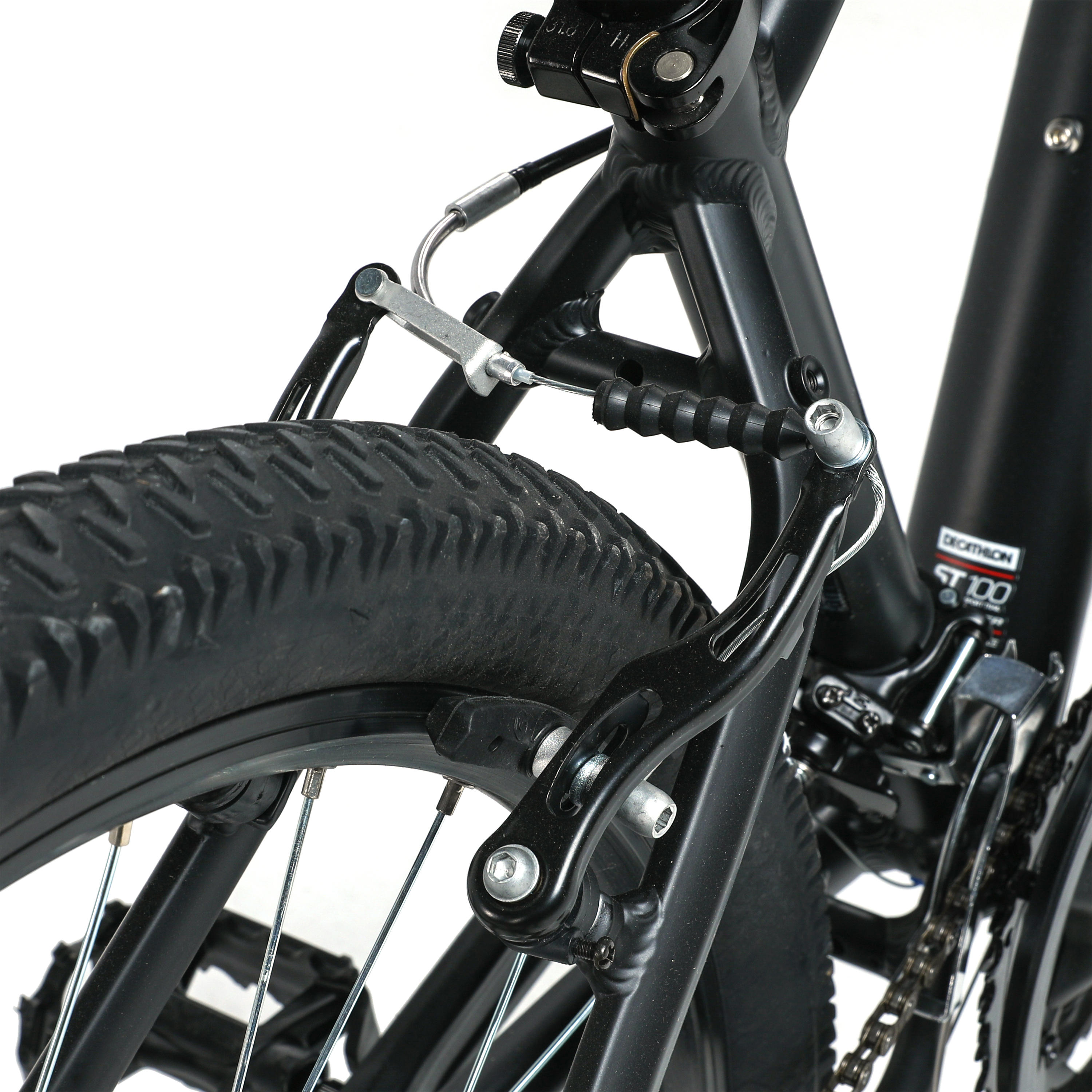 Rockrider ST 100 27.5 21sp Sport Bike - Black - Decathlon