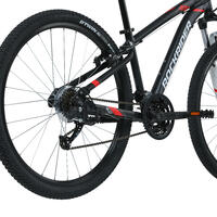 Bicicleta de montaña mtb st100 rin 27" negra - Rockrider