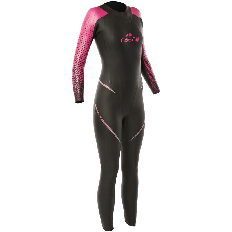 Combinaison Natation Neoprene Ows 900 4 2mm Femme Eau Froide Nabaiji