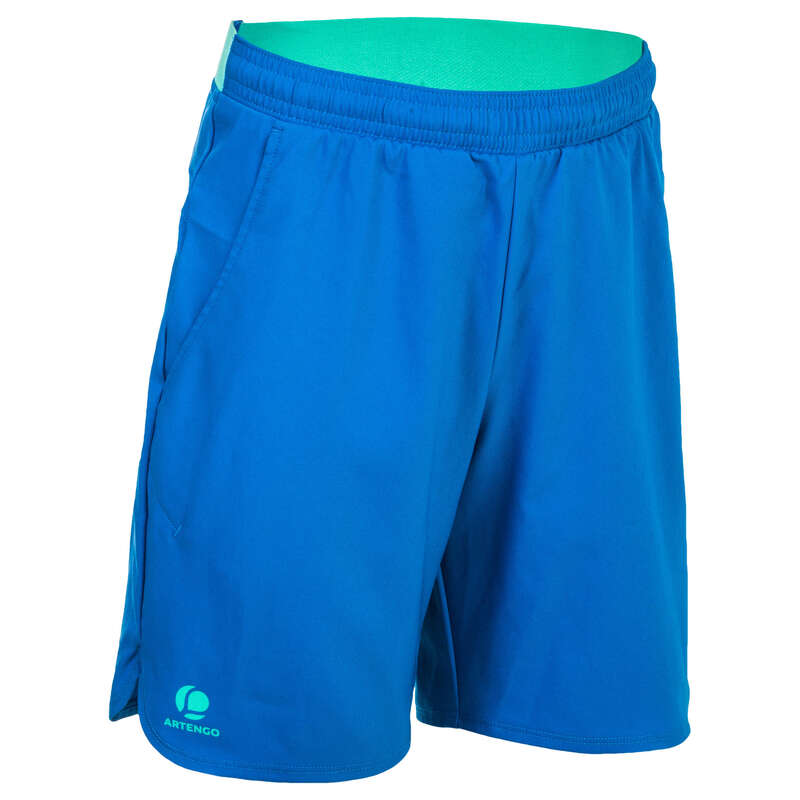 ARTENGO 500 Boys' Shorts Blue/Green Decathlon