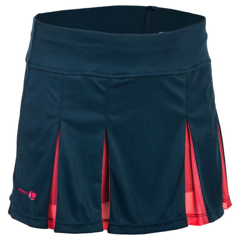 JUNIOR WARM APPAREL Squash - 900 Girls' Skirt - Petrol ARTENGO - Squash