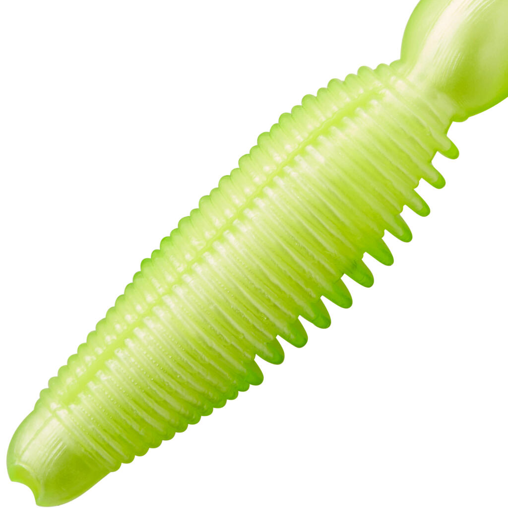 שלישיית פתיונות רכים IWAKI GRUB 90 CHARTREUSE