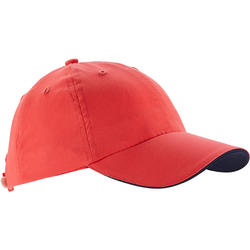 CASQUETTE ARTENGO SPORTS DE RAQUETTES JUNIOR CORAIL