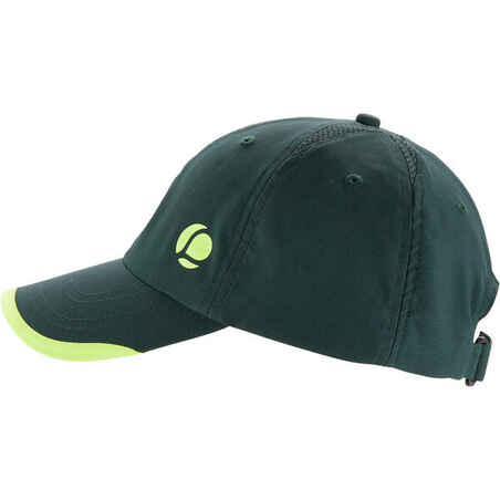 Adult Racket Sports Cap - Khaki/Yellow