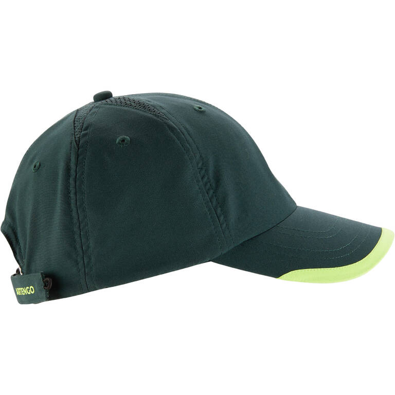 Adult Racket Sports Cap - Khaki/Yellow