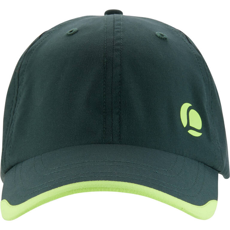 Adult Racket Sports Cap - Khaki/Yellow